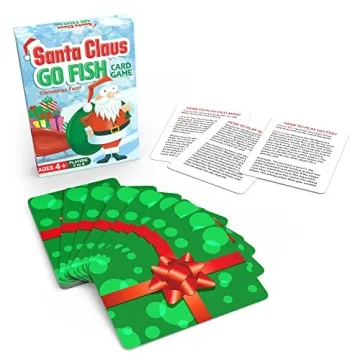 Santa Claus Go Fish Cards for Holiday Family Fun