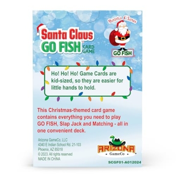 Santa Claus Go Fish Cards for Holiday Family Fun