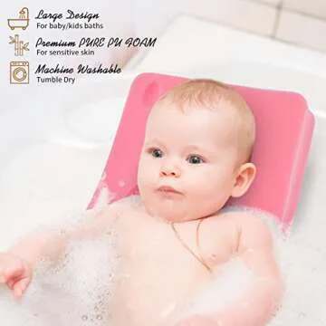 Soft & Comfy KECUCO Baby Bath Cushion for Infants