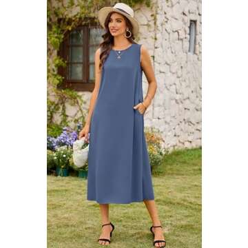 Chic Angashion Women's Casual Summer Midi Dress