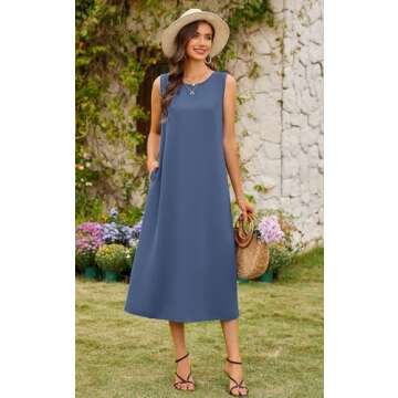 Chic Angashion Women's Casual Summer Midi Dress