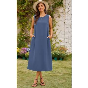 Chic Angashion Women's Casual Summer Midi Dress