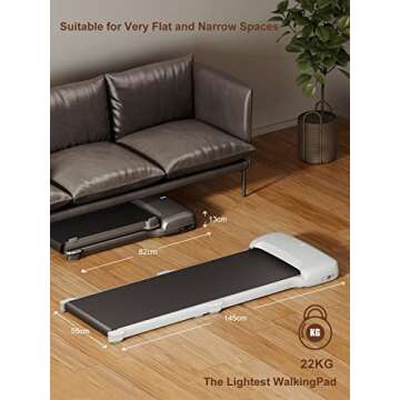 WalkingPad C1 Foldable Treadmill Space-Saving Fitness Solution