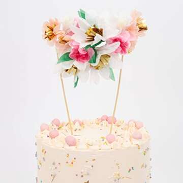 Celebratory Flower Bouquet Cake Topper by Meri Meri