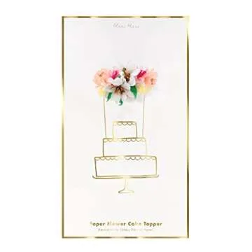 Celebratory Flower Bouquet Cake Topper by Meri Meri