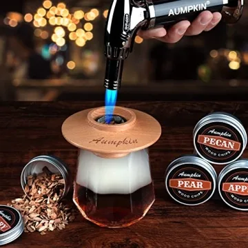 Cocktail Smoker Kit with Torch & 6 Wood Chips