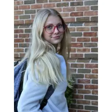 VISOONE Lightweight TR90 Blue Light Blocking Glasses Frame with Anti Glare Eye Protection for Women and Men RANE