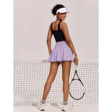 Stylish PINSPARK Women's Golf Skirt with Pockets