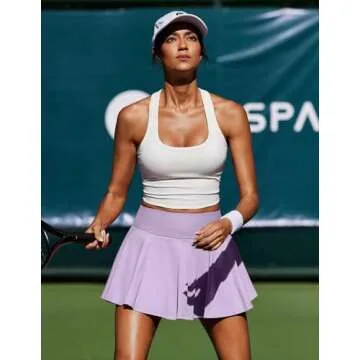 Stylish PINSPARK Women's Golf Skirt with Pockets