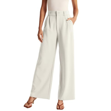 Stylish NOAHELLA High Waisted Wide Leg Pants for Chic Elegance