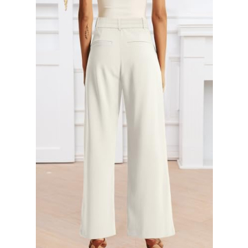 NOAHELLA Womens High Waisted Wide Leg Pants with Pockets