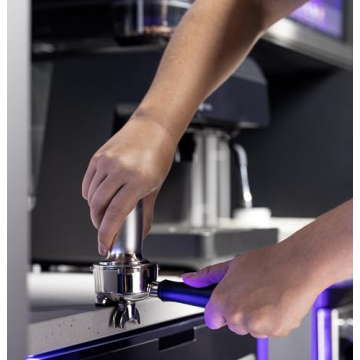 GE Semi Automatic Espresso Machine with Steam Frother in Black