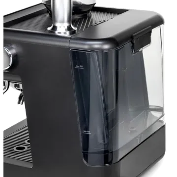GE Semi Automatic Espresso Machine with Steam Frother in Black