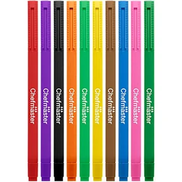Chefmaster Edible Markers 10 Pack Dual-Tip Food Pens