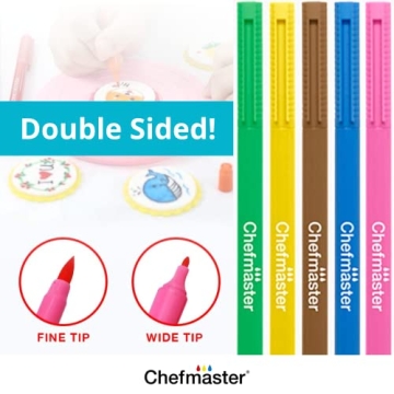 Chefmaster Edible Markers 10 Pack Dual-Tip Food Pens