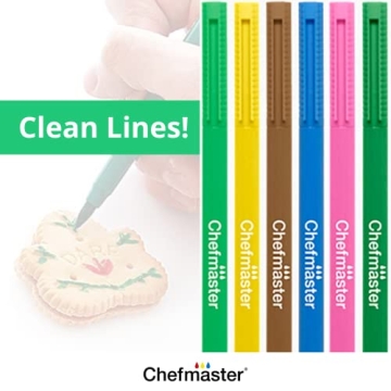Chefmaster Edible Markers 10 Pack Dual-Tip Food Pens