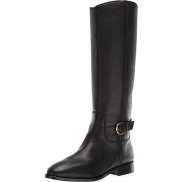 J.Crew Leather Classic Troy Boot Black 8 B (M)