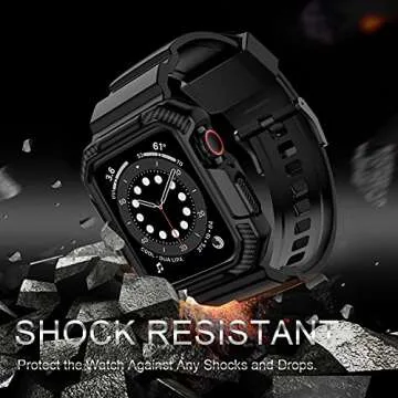 Durable OROBAY Apple Watch Band with Case for All Sizes