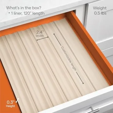 YouCopia SpiceLiner Adjustable Spice Drawer Liner 10ft Roll