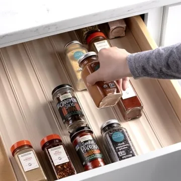 YouCopia SpiceLiner Adjustable Spice Drawer Liner 10ft Roll