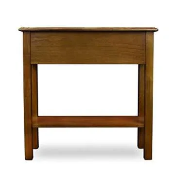 Leick Home Wave Hall Console Table with Shelves