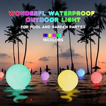 AEROQUEST 4 Pack LED Beach Ball Toys for Parties