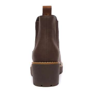 Stylish Athlefit Chelsea Wedge Boots for Women