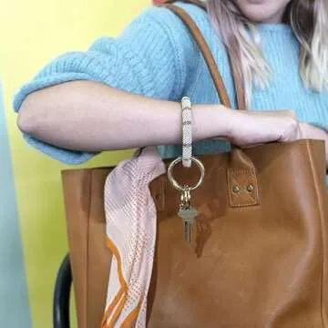 INK + ALLOY Women's Bohemian Chloe Key Ring Bracelet