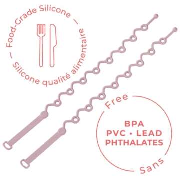 Smack Fun-Toy Straps for Baby - Keep Toy, Bottle & Pacifier Off The Floor - Great for Stroller, High...