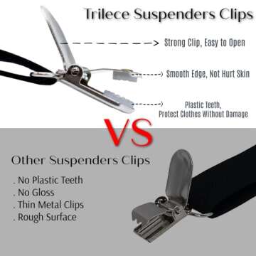 Trilege Pink Suspenders and Bow Tie Set for Kids