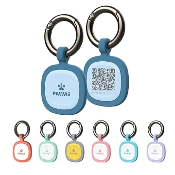 Pawaii Silent Silicone Dog ID Tag – Customizable Online Profile & QR Alerts