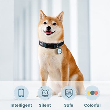 Pawaii Silent Silicone Dog ID Tag with QR Code Alerts