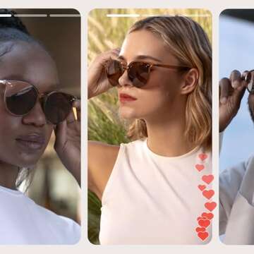 Livho Trendy Polarized Women’s Sunglasses - Retro Round Shades, 2024