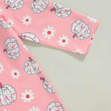 Ayalinggo Newborn Sleeper Gown Baby Boy Girl Coming Home Outfit Infant Nightgown Sleeping Bag Sleepwear Pajamas (Pink Pumpkin, Newborn)