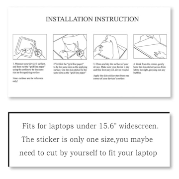 Stylish Laptop Skin Sticker Decal Cover for All Sizes