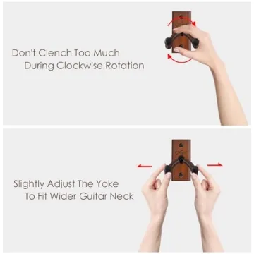 Guitar Wall Mount by SNIGJAT - 2 Pack Hanger