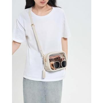 Yarnic Clear Bag Stadium Approved Stylish Crossbody Purse