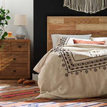 Rivet Mid Century Modern Diamond Cut Concrete Table Lamp