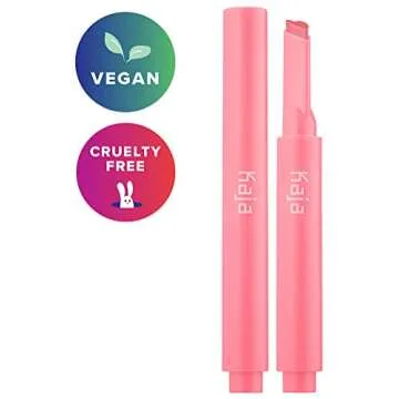 Kaja Lip Gloss - Heart Melter | High-shine, Glossy Finish, Playful Bubblegum Pink, Moisturize, 02 Sweet Talk, 0.04 Oz