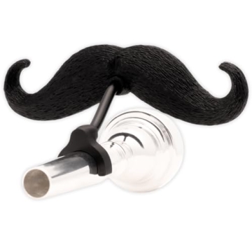 Trumpet-stache XL by Brasstache - Original Clip-on Mustache for Musicians