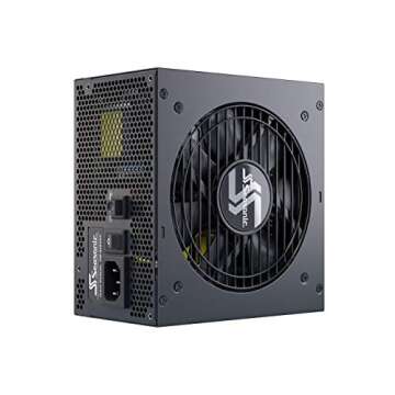 Seasonic FOCUS GX-1000, 1000W 80+ Gold, Full-Modular, Fan Control in Fanless, Silent, and Cooling Mode, Perfect Power Supply for Gaming and Various Application, SSR-1000FX.
