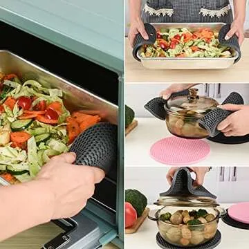 Smithcraft Silicone Trivet Mats for Hot Pans and Pots 4 Pack