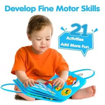 Montessori Busy Board for Toddlers - Educational Travel Toys