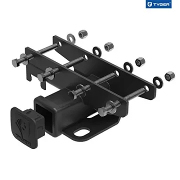 TYGER 2-inch Receiver Hitch & Wiring Harness for Jeep Wrangler