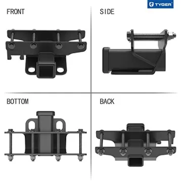 TYGER 2-inch Receiver Hitch & Wiring Harness for Jeep Wrangler