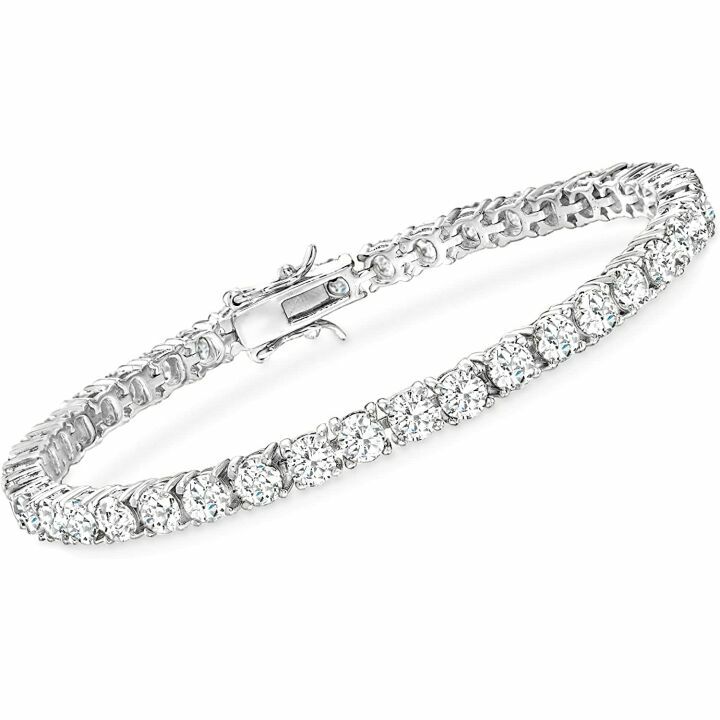 Ross-Simons Sterling Silver CZ Tennis Bracelet
