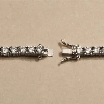 Ross-Simons Sterling Silver CZ Tennis Bracelet