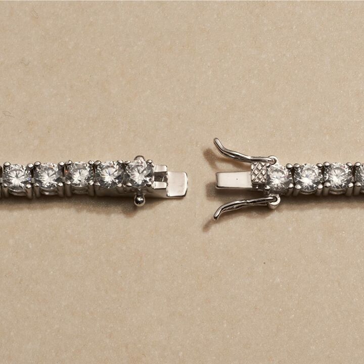 Ross-Simons Sterling Silver CZ Tennis Bracelet