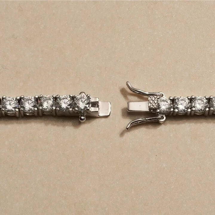 Ross-Simons Sterling Silver CZ Tennis Bracelet
