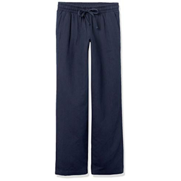 Amazon Essentials Women's Wide Leg Linen Blend Pants
